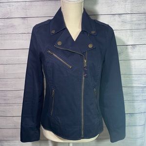 Boden Cotton Moto Biker Jacket
